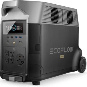 EF ECOFLOW DELTA Pro Portable Home Battery(LiFePO4), 3.6KWh Expandable Portable Power Station, Huge 3600W AC Output, Solar Generator (Solar Panel Not Included) For Home Backup, RV, Travel, Outdoor Camping